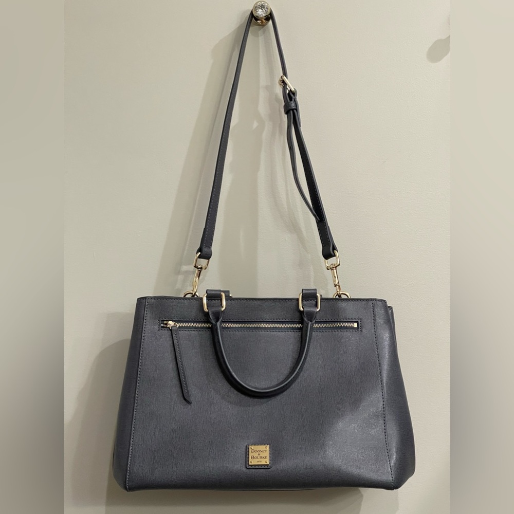 Dooney & Bourke Saffiano Zip Satchel